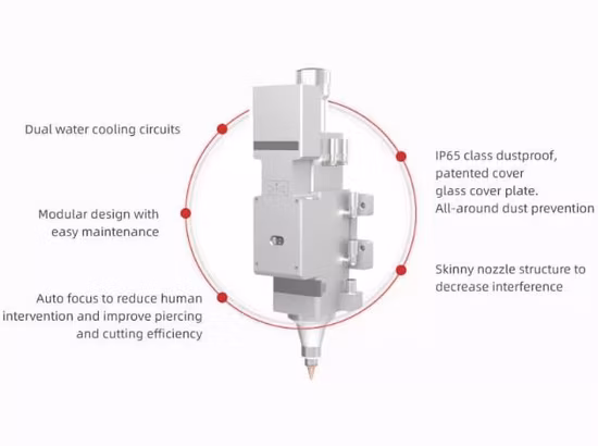CNC automático de velocidad rápida 1kw-6kw Cortador láser de fibra Máquina de corte por láser para acero inoxidable suave Aluminio Cobre Chapa metálica o tubo Tubo para la venta