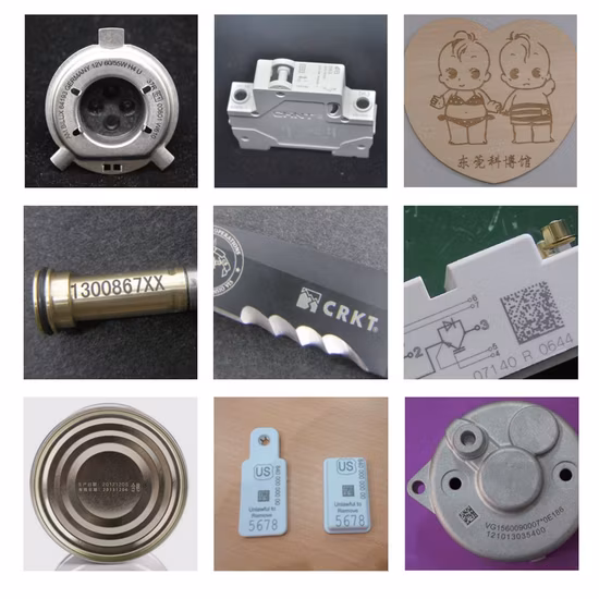 Mini portátil de fibra óptica 20W 30W 50W 100W Máquina de marcado láser Precio de marcador láser para marcado de metal