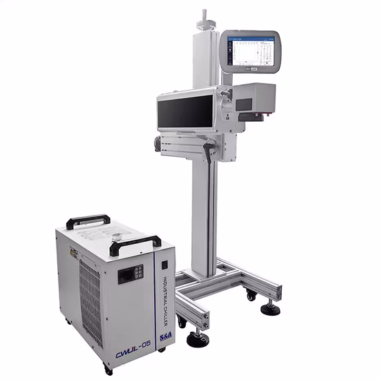 Nueva máquina marcadora láser UV de alta velocidad SMT para marcar código 1d/código Qr/texto/símbolo o gráfico en la superficie de la línea de producción de PCB